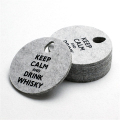 wholesale all kinds of wool felt coaster made of 100% Merino wool felt material