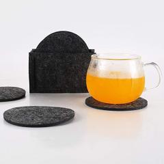 wholesale all kinds of wool felt coaster made of 100% Merino wool felt material