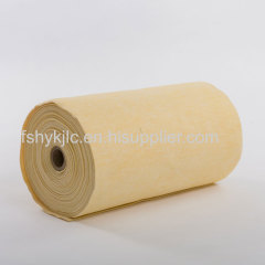 high temperature glass fiber dust filter fabric/fms needle punched filter felt