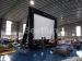 Inflatable outdoor movie screen