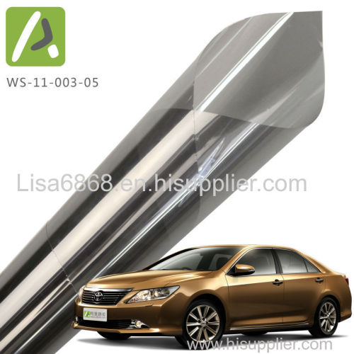 High quality anti-scratch self-adhesive 1 ply pet vlt5% black solar window glue tinting film for car window