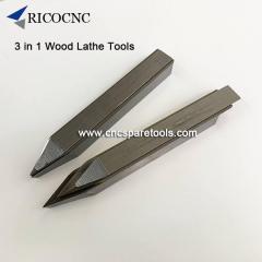 3 in 1 Wood Lathe Tools Woodturning Lathe Knives for Wood Lathing