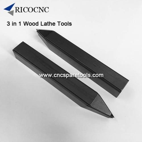 3 in 1 Wood Lathe Tools Woodturning Lathe Knives for Wood Lathing