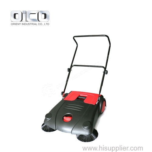 manual road sweeper / hand push street cleaning machine