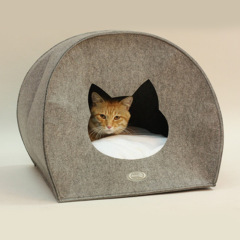 fashionable and comfortable wool felt pet house for cat and dogs