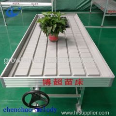 Hot Sale Greenhouse Rolling Benches Ebb & Flow Table for Commercial Agriculture