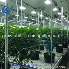 High-quality Greenhouse 4x8 grow table and bench with ABS flood tray