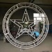 Circle trusses for DJ lighting truss