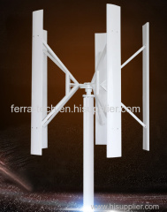 3kw on-Grid and off-Grid Vertical Axis Wind Turbine Generator for Home Using