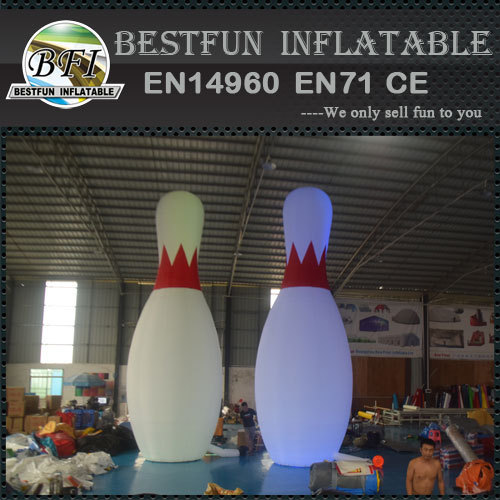 Giant inflatable bowling for advertising