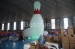 Giant inflatable bowling for advertising