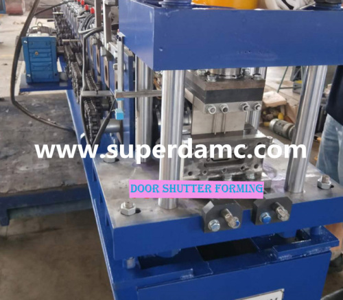 Steel metal rolling shutter door slat roll forming machine manufacturer China