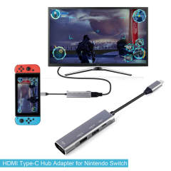 MC Multi USB 3.0 HUB HDMI Adapter Dock for MacBook Pro Huawei P30/P20 USB-C 3.1 Splitter 4 Port USB HUB