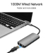 MC Thunderbolt 3 Dock USB Hub Type C to HDMI USB3.0 RJ45 Adapter for MacBook Usb C Adapter