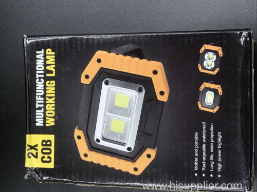 euroliteLED Recharging working lamp ABS BLACK YELLOW