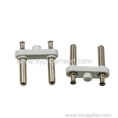 BRAZIL INMETRO PLUG INSERT HOLLOW PINS SOLID PINS