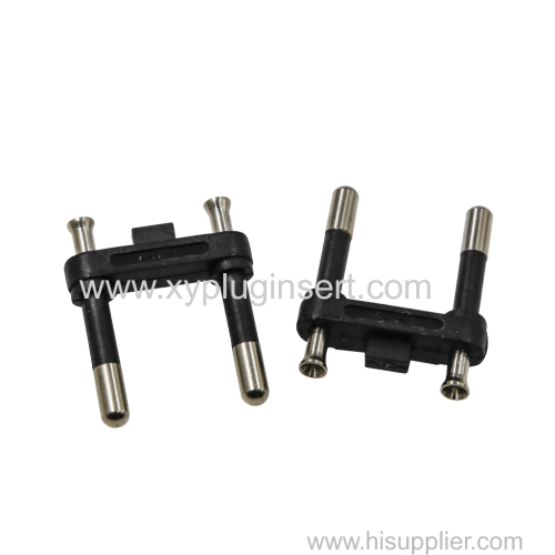 BRAZIL INMETRO PLUG INSERT HOLLOW PINS SOLID PINS