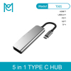 MC 5 in 1 USB C HUB To 3.0 HUB HDMI PD Thunderbolt 3 Adapter for Macbook Pro Mobile