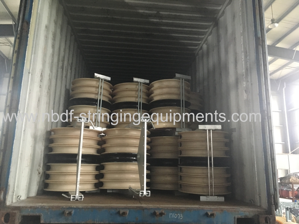 Conductor Stringing Blocks Exported for Overhead Transmission Line Stringing