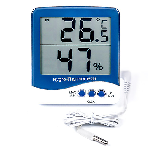 in/outdoor max/min hygro-thermometer