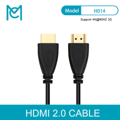 MC HDMI Cable 50cm-15m Video Cables 2.0 3D Gold Plated Cable High speed for HD TV XBOX PS3 Computer