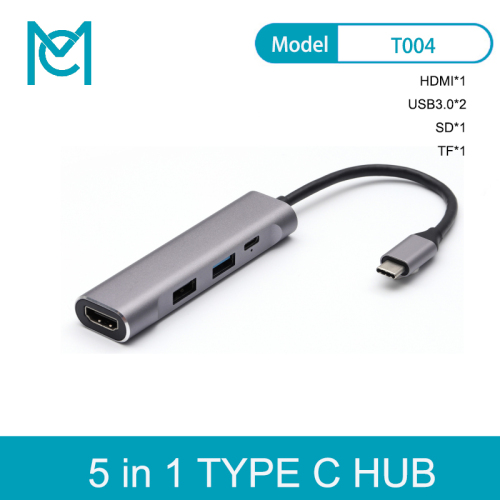 MC Type c hub to USB3.0 to HDMI to SD/TF Support N-intendo Switch Multi-function Docking Station