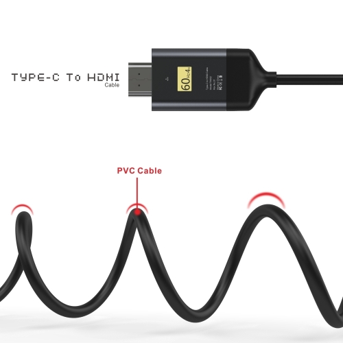 MC 4K USB 3.1 Type C To HDMI Cable HD TV HDMI Adapter For Lenovo ThinkPad X1 MacBook Pro Samsung S8 S9 NOTE8
