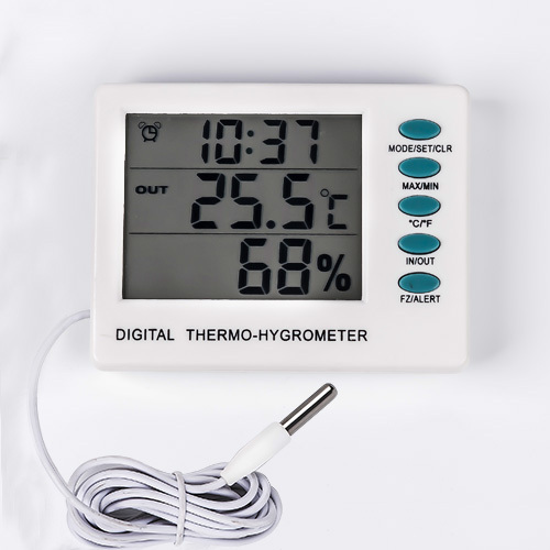 In/outdoor hygro-thermometer