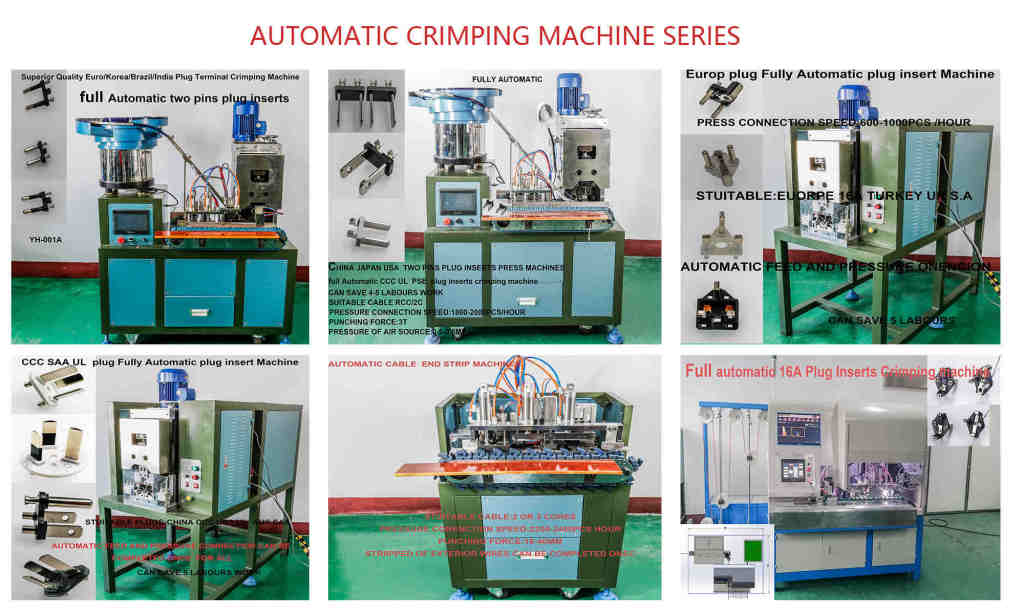 PLUG INSERT CRIMPING MACHINES