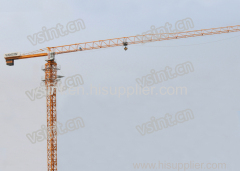 12t flattop QTZ250 topless tower crane construction crane used in Dubai with frequency Schneider invertor L68B1