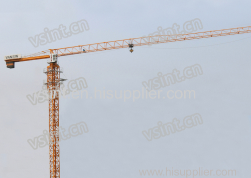 12t flattop QTZ250 topless tower crane construction crane used in Dubai with frequency Schneider invertor L68B1