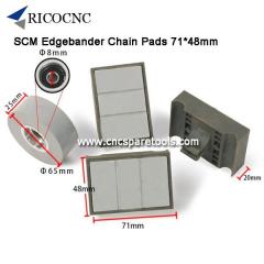 71x48mm SCM Edgebander Track Pads Edgebanding Machine Chain Pads for SCM