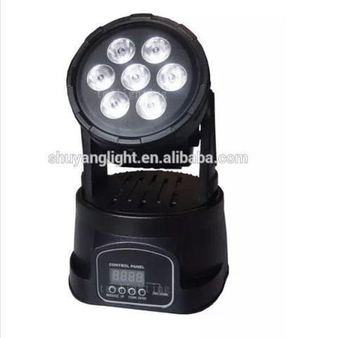 euroliteLED Pro mini Projector 4in1 LED dj stage light disco party 7x1w rgbw 4in1 led moving head