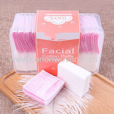 Pink Cotton Cosmetic Pads