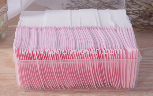 Pink Cotton Cosmetic Pads