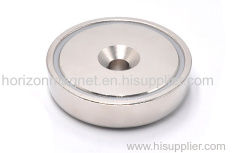 Countersunk Hole Pot Magnet of NdFeB