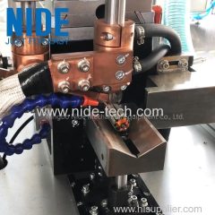 Automatic commutator welder DC motor armature commutator fusing spot welding machine