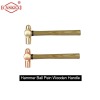 Sikai factory sale non sparking Hammer Ball Pein Wooden Handle safety Manual tools