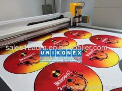 sublimated printing fabric cutting