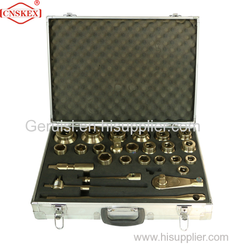 Manufacturers hot sale Sparkless explosion proof 3/4" 1" series box sleeve safety manual tools