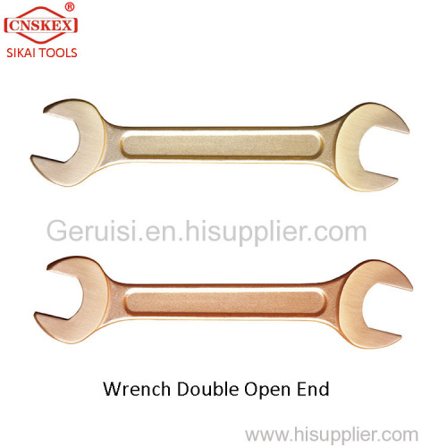 Factory sale non sparking wrench double open end safety manual tools