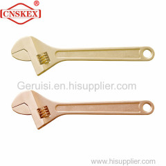 Non-spark explosion-proof adjustable wrench 10
