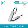 MC 4 In 1 Type C Hub to HDMI 4K with 2 USB 3.0 PD Charging Port USB C Adapter for MacBook Pro Google Chromebook Samsung