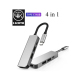 MC 4 In 1 Type C Hub to HDMI 4K with 2 USB 3.0 PD Charging Port USB C Adapter for MacBook Pro Google Chromebook Samsung