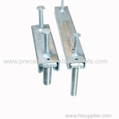 Precast Concrete High Strength Cast-in Channel inserts embedded parts accessories