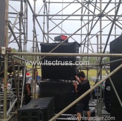 20x10m Ringlock Scaffolding Backdrop System for Stage Lighting