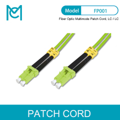 MC LSOH Fiber Optic Multimode Patch Cord LC / LC