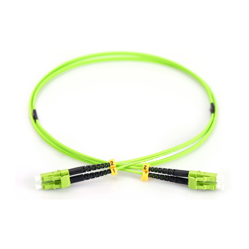 MC LSOH Fiber Optic Multimode Patch Cord LC / LC