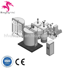 Vacuum plating aluminium machine / metalized pvc shoes PVD metalizer machine