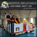 Children Obstacle Inflatable Pirate Slide